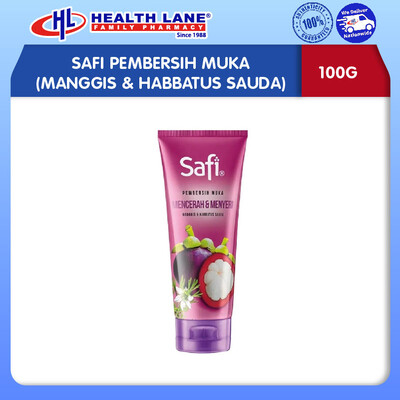 SAFI PEMBERSIH MUKA (MANGGIS & HABBATUS SAUDA) 100G